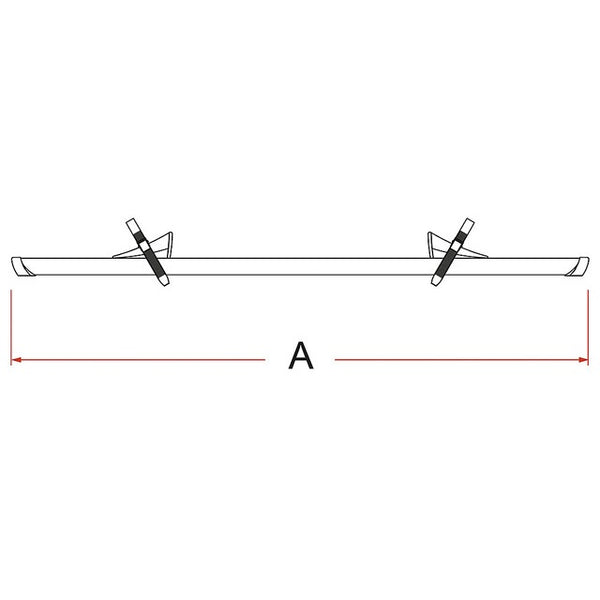 Fahrradschiene FiammaKit Rail Premium für VW T5/T6 - 2