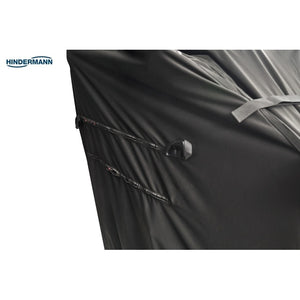 Fahrradschutzhülle Blackline – für 2 Räder, schwarz - 4