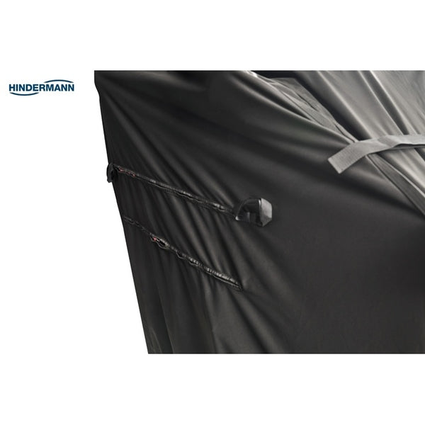 Fahrradschutzhülle Blackline – für 2 Räder, schwarz - 4