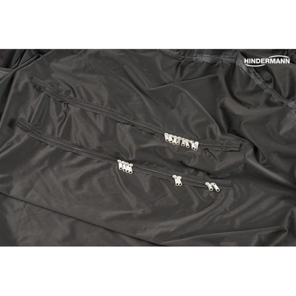 Fahrradschutzhülle Blackline – für 2 Räder, schwarz - 5