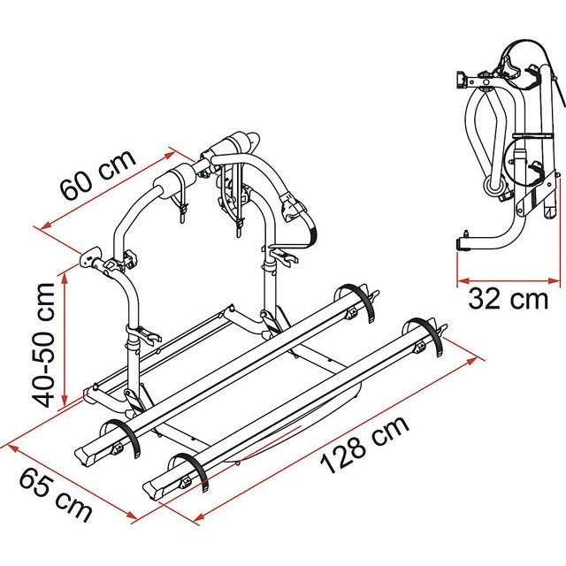 Fahrradträger Fiamma Carry Bike CL für 2 Räder