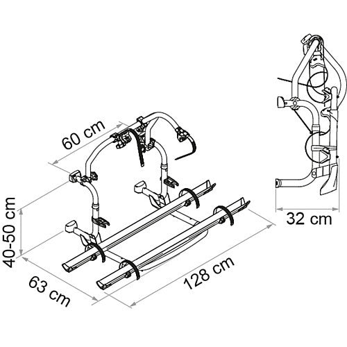 Fahrradträger Fiamma Carry Bike Pro C, 60 kg