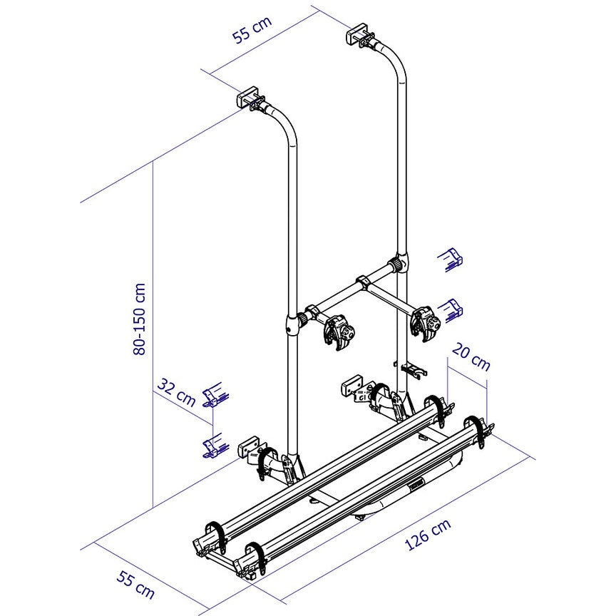 Fahrradträger Thule G2 Compact für 2 Räder