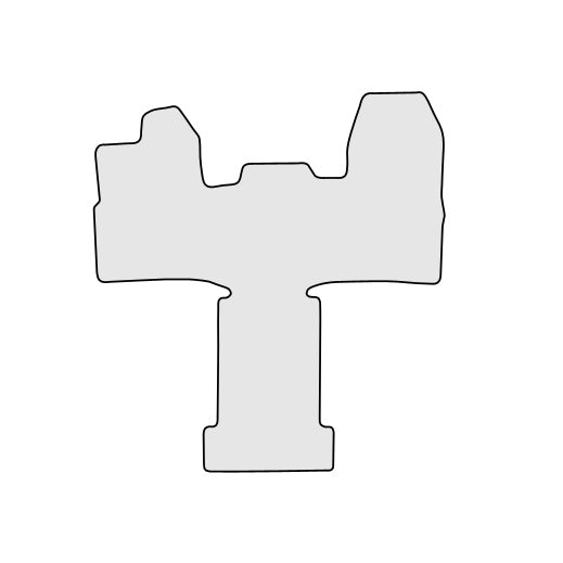 Fahrzeugmatten Nadelfilz für Ford Transit ab 2014