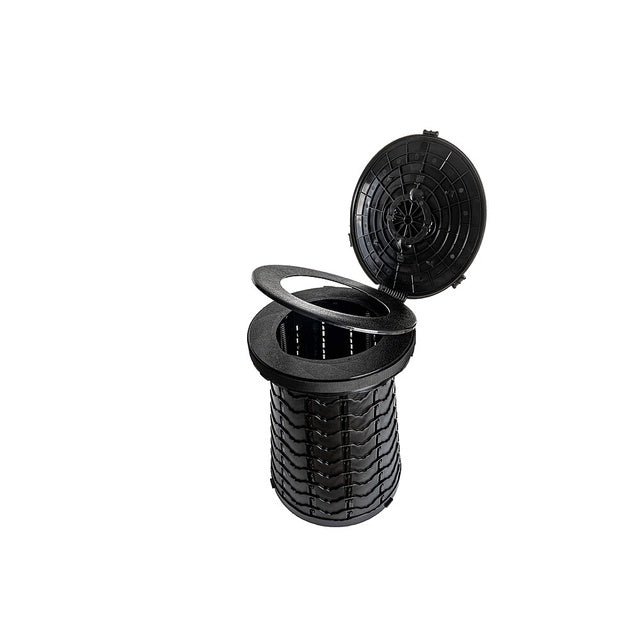 Faltbare Toilette Torgano in Schwarz