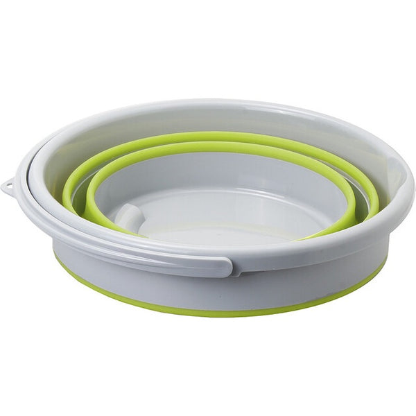 Falteeimer BRUNNER grün/grau - 10 l faltbar - 2