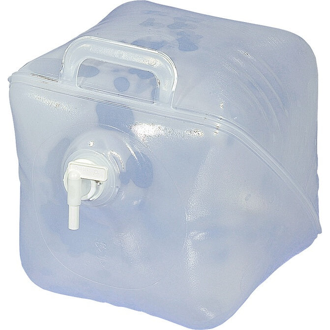 Faltkanister 20 l mit Auslaufhahn - Transparent