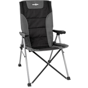 Faltstuhl BRUNNER RAPTOR HIGHBACK schwarz/grau