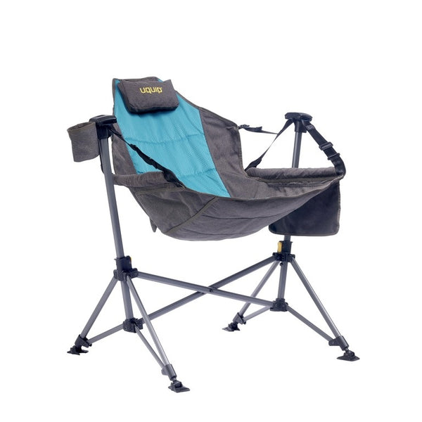 Faltstuhl uquip ROCKY 2.0 petrol/grau - bequem & stabil - 3
