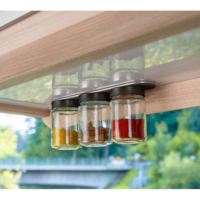 Feinkost-Magnetgläser Set 3er mit Magnetleiste