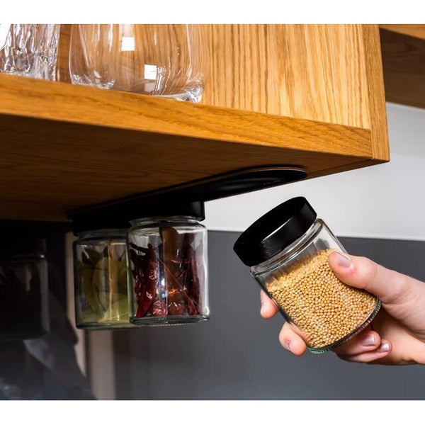 Feinkost-Magnetgläser Set 3er mit Magnetleiste - 6