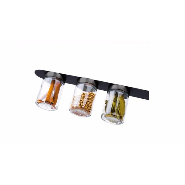 Feinkost-Magnetgläser Set 3er mit Magnetleiste - 7