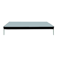 Fenstermarkise WIGO 190x75 cm – Schwarz/Silber