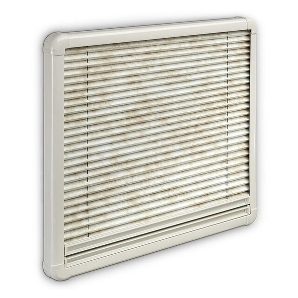 Fensterrollo DOMETIC CarPlissee FL RAL9001 513×437 - 3
