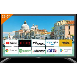 Fernseher ANTARION Smart 24 Zoll DVBT-2 schwarz