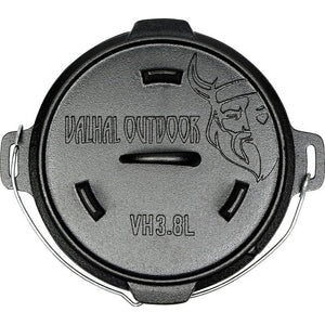 Feuertopf Dutch Oven 3,8 l von VALHAL OUTDOOR
