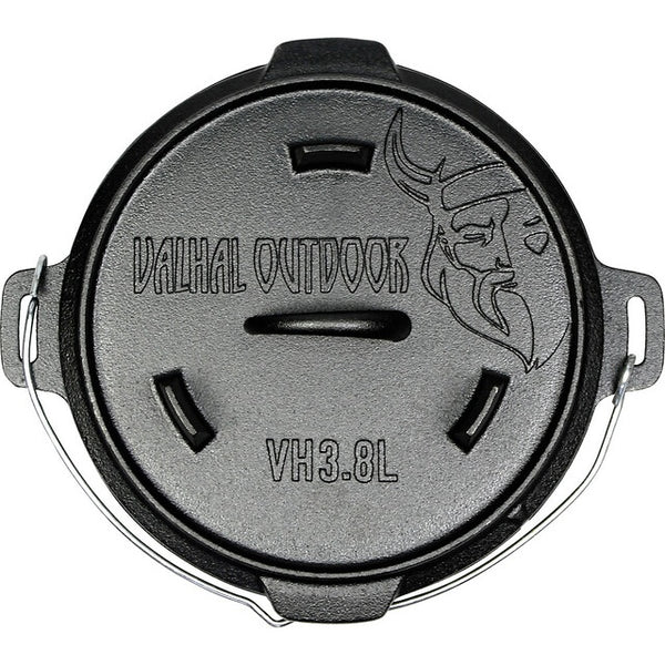 Feuertopf Dutch Oven 3,8 l von VALHAL OUTDOOR
