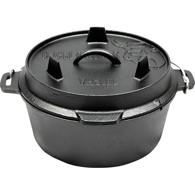 Feuertopf Dutch Oven 3,8 l von VALHAL OUTDOOR