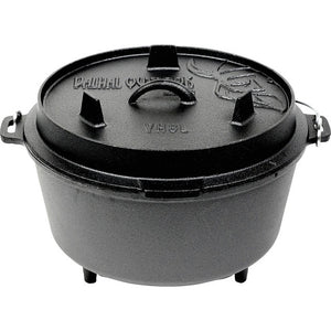 Feuertopf Dutch Oven aus Gusseisen 8 l