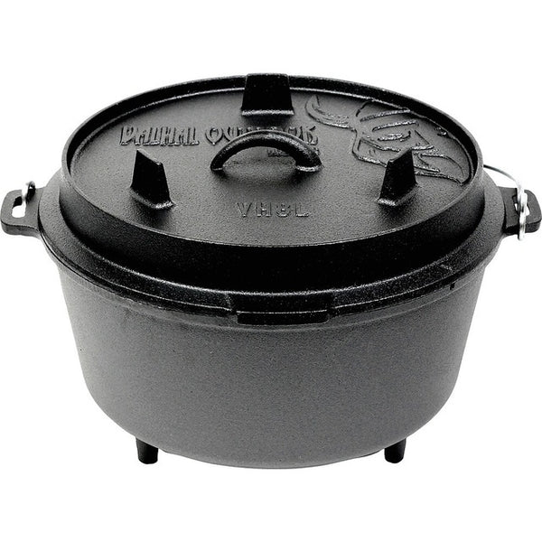 Feuertopf Dutch Oven aus Gusseisen 8 l