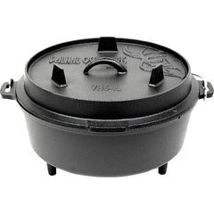 Feuertopf Dutch Oven mit Füßen 6,1 l aus Gusseisen