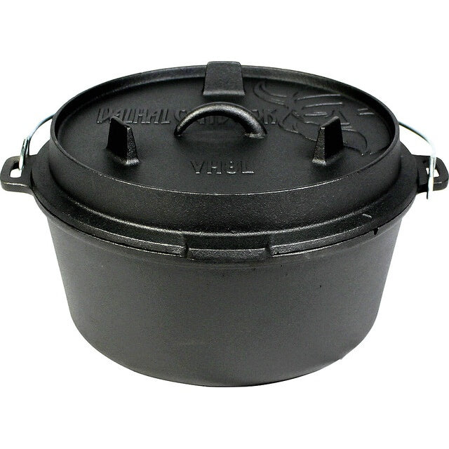 Feuertopf Dutch Oven VALHAL 8 l, Gusseisen