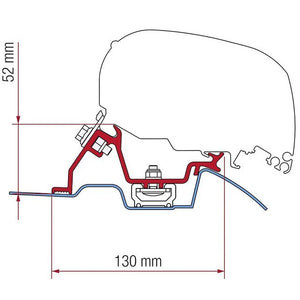 Fiamma Adapterkit 3-tlg. F65 S/L für Sprinter ab 06/2006