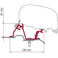 FIAMMA Adapterkit 3-tlg. für F35 S/F65 L Sprinter/Crafter