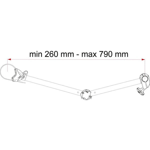 FIAMMA Bike Block Pro S D3 - Abstandshalter aluminium