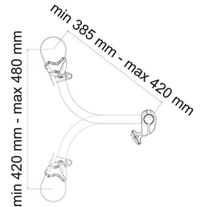 FIAMMA Bike Block Pro S3 Abstandshalter aluminium - 3