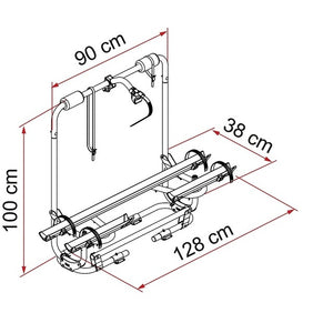 FIAMMA Carry Bike Caravan XL A Pro 200 – 2 Räder, 50kg - 3