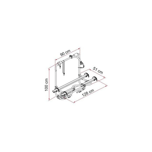 FIAMMA Carry-Bike Caravan XL A Pro 300 – 2 Räder - 3