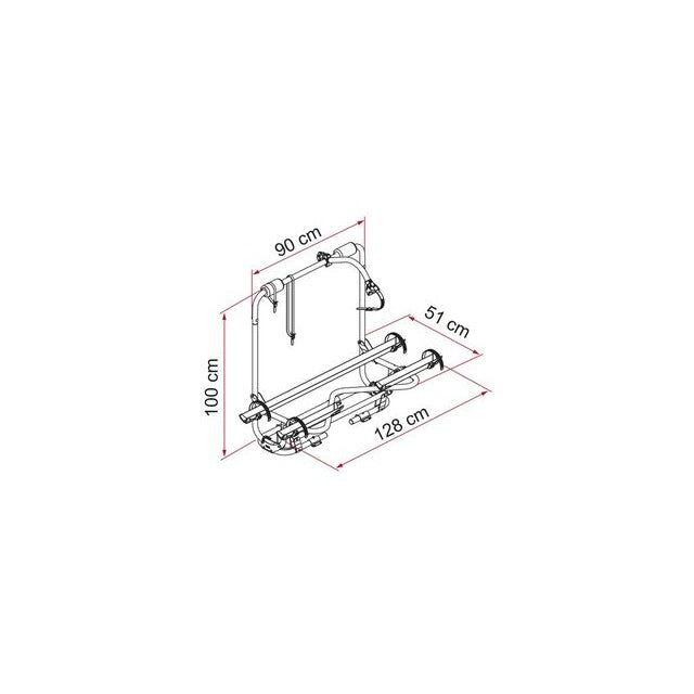 FIAMMA Carry Bike Caravan XL A Pro 300, 50 kg, Aluminium