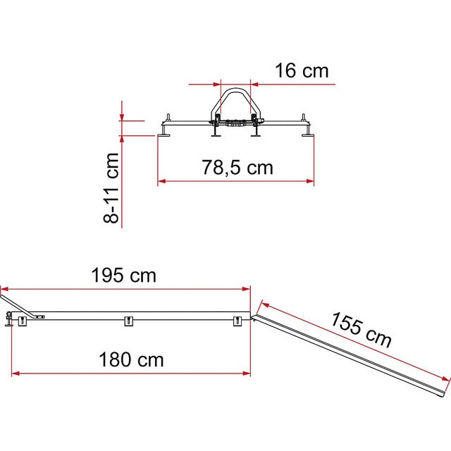 Fiamma Carry Moto Pro - Rollerträger Heckgarage 200 kg