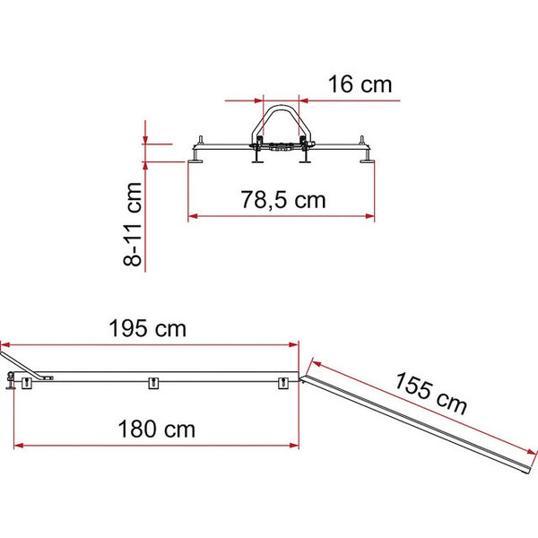 Fiamma Carry Moto Pro - Rollerträger Heckgarage 200 kg