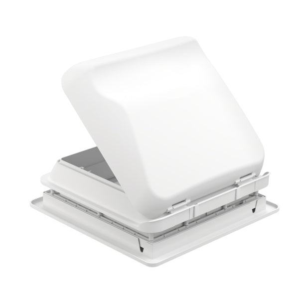 FIAMMA Dachhaube Vent 28F LED-Frame 28x28 cm weiß