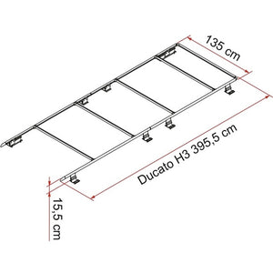 FIAMMA Dachträgersystem für Ducato H3