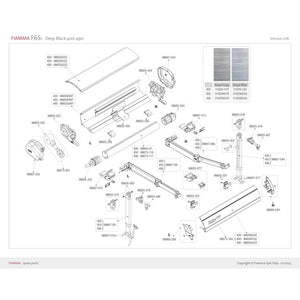 FIAMMA F65L Frontblendenverschluss – Deep Black - 2