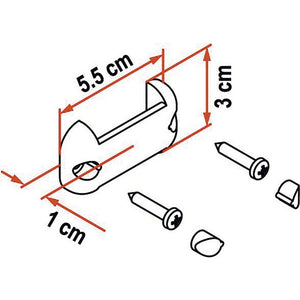 Fiamma Fix Organizer Aufhänger grau, 2 St. - 3