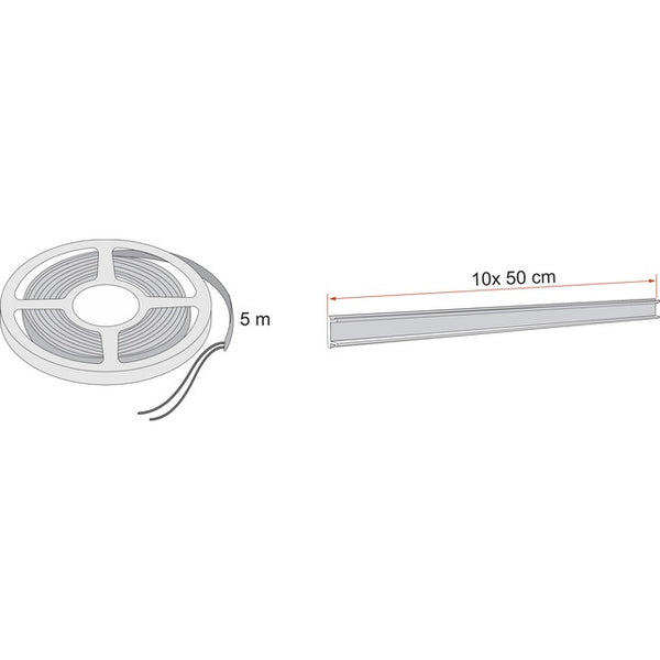 FIAMMA LED-Strip für Rafter 4.000K (F80)