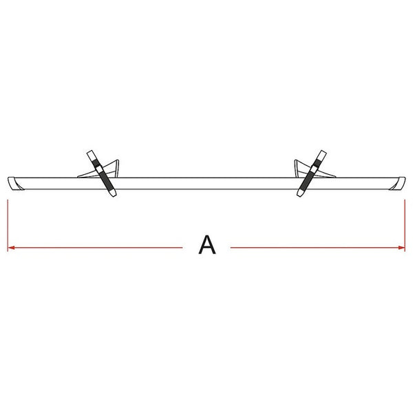 Fiamma Rail Premium S – Fatbike-Schiene 128 cm - 2