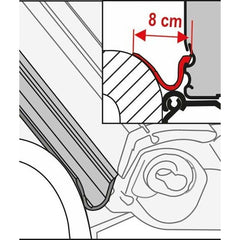 Fiamma Rain Guard Lower – Abdichtung für Markise F45