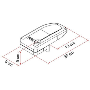 FIAMMA Safe Door Magnum Frame - Sicherheitsblock weiß