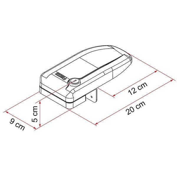 FIAMMA Safe Door Magnum Frame - Sicherheitsblock weiß