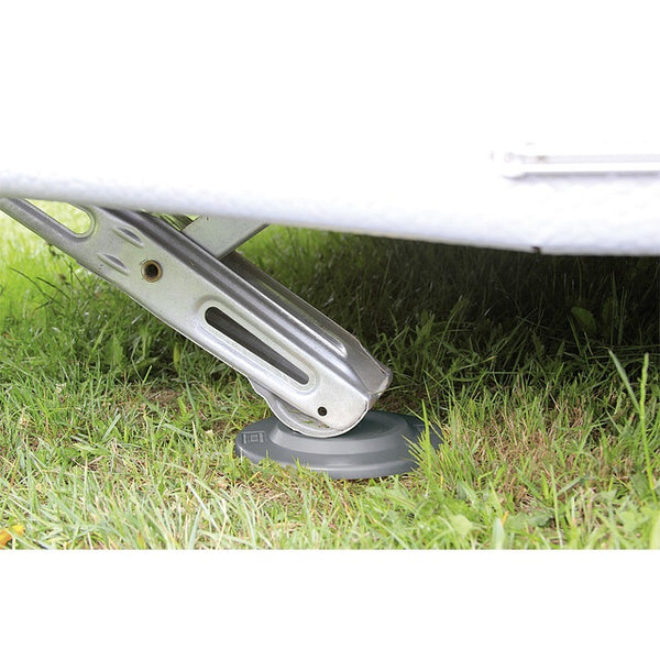 FIAMMA Stützplattenset Grau – 4er Set