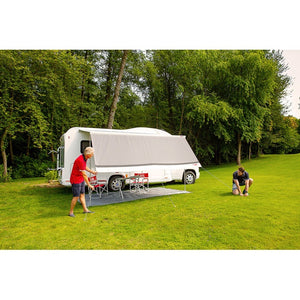 FIAMMA Vorderwand Blocker grau 140 cm 285 bis 450 cm PVC