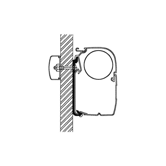 Flach-Adapter THULE Set 5 Stück 40cm