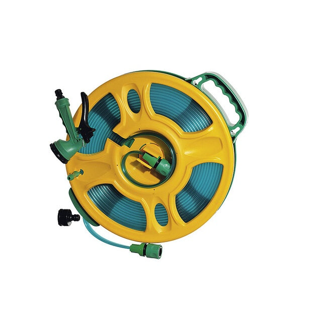 Flachschlauch 15 m für Wasserhahn ¾ Zoll