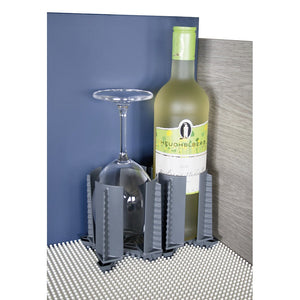 Flaschenhalter FLEXXI 100, anthrazit für Gläser & Flaschen