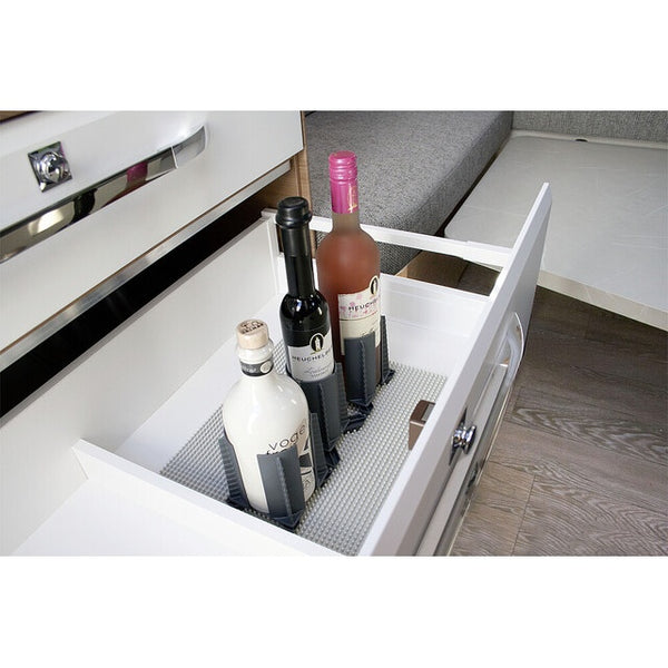 Flaschenhalter FLEXXI 100, anthrazit für Gläser & Flaschen - 3